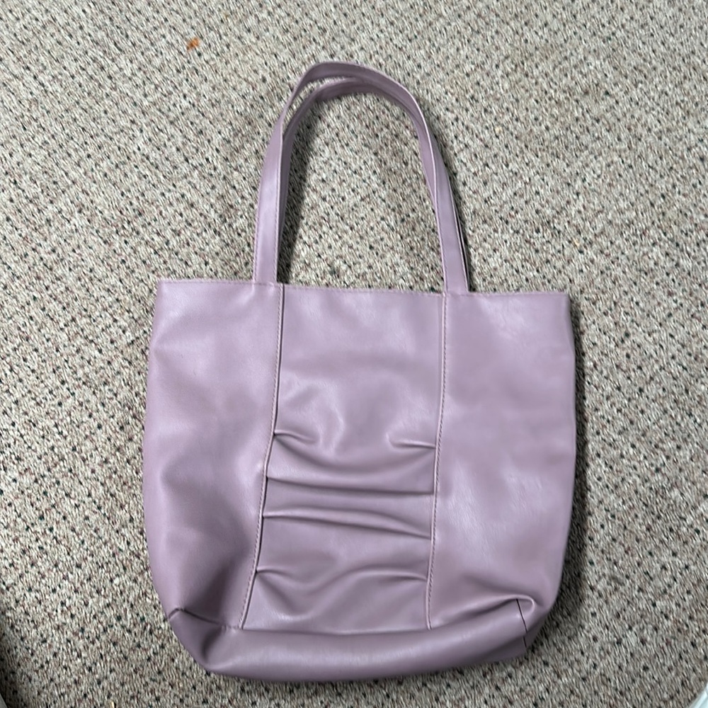 Unbranded medium size lilac shoulder purse